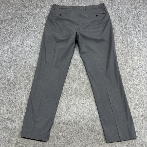 Polo Ralph Lauren Pants Mens 34x32 Gray Straight Fit Stretch Chino Casual Office - Picture 2 of 16
